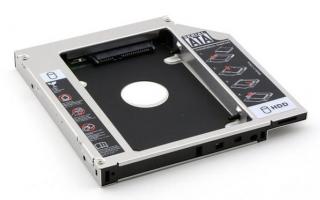 Установка жесткого диска вместо DVD дисковода в ноутбуке